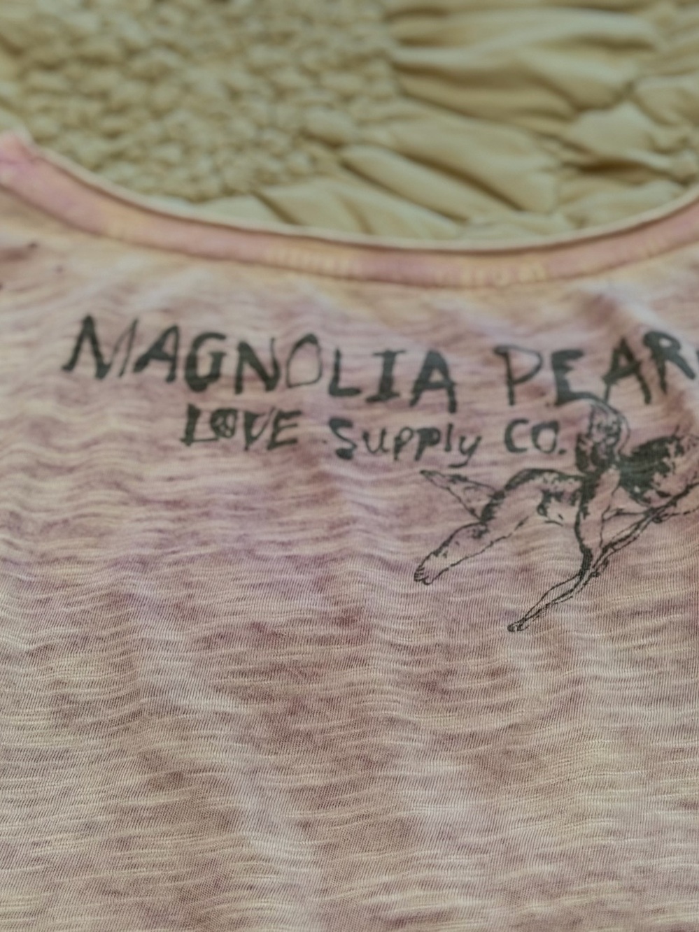Magnolia Pearl Pink Floral & Illustrated Short Sleeve Tee - Picture 6 of 6